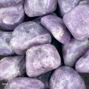 Purple Kunzite Tumblestone