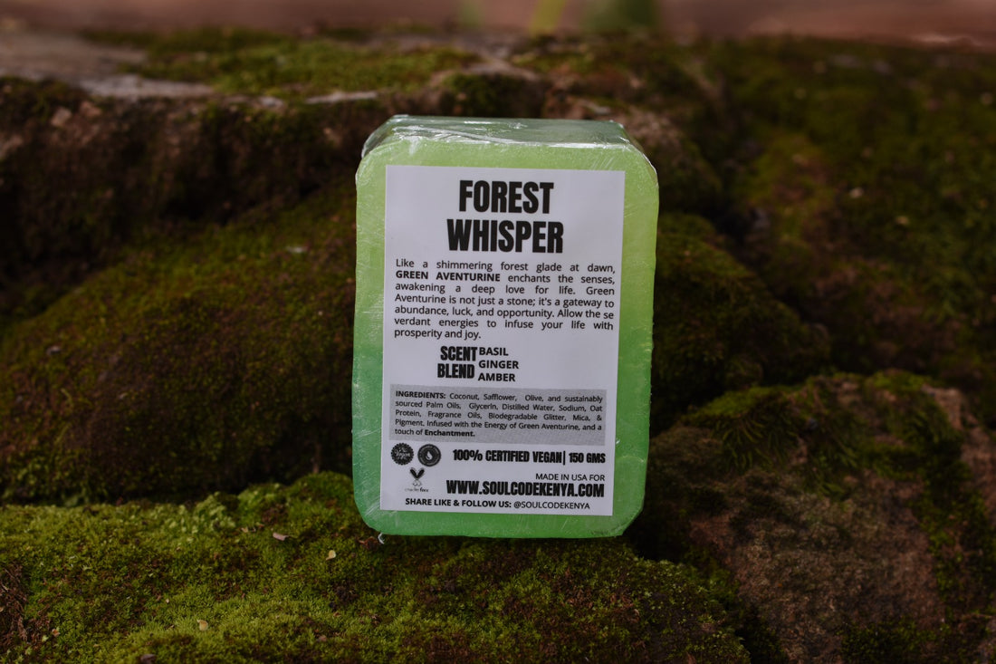 FOREST  WHISPER - Crystal Infused Soap