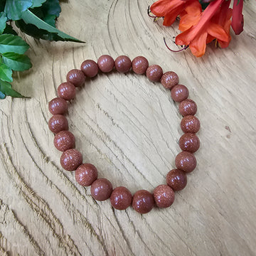 8mm Goldstone Bracelet