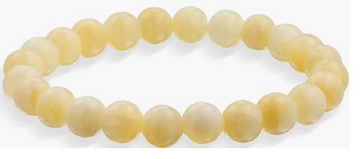 8mm Yellow Jade Bracelet