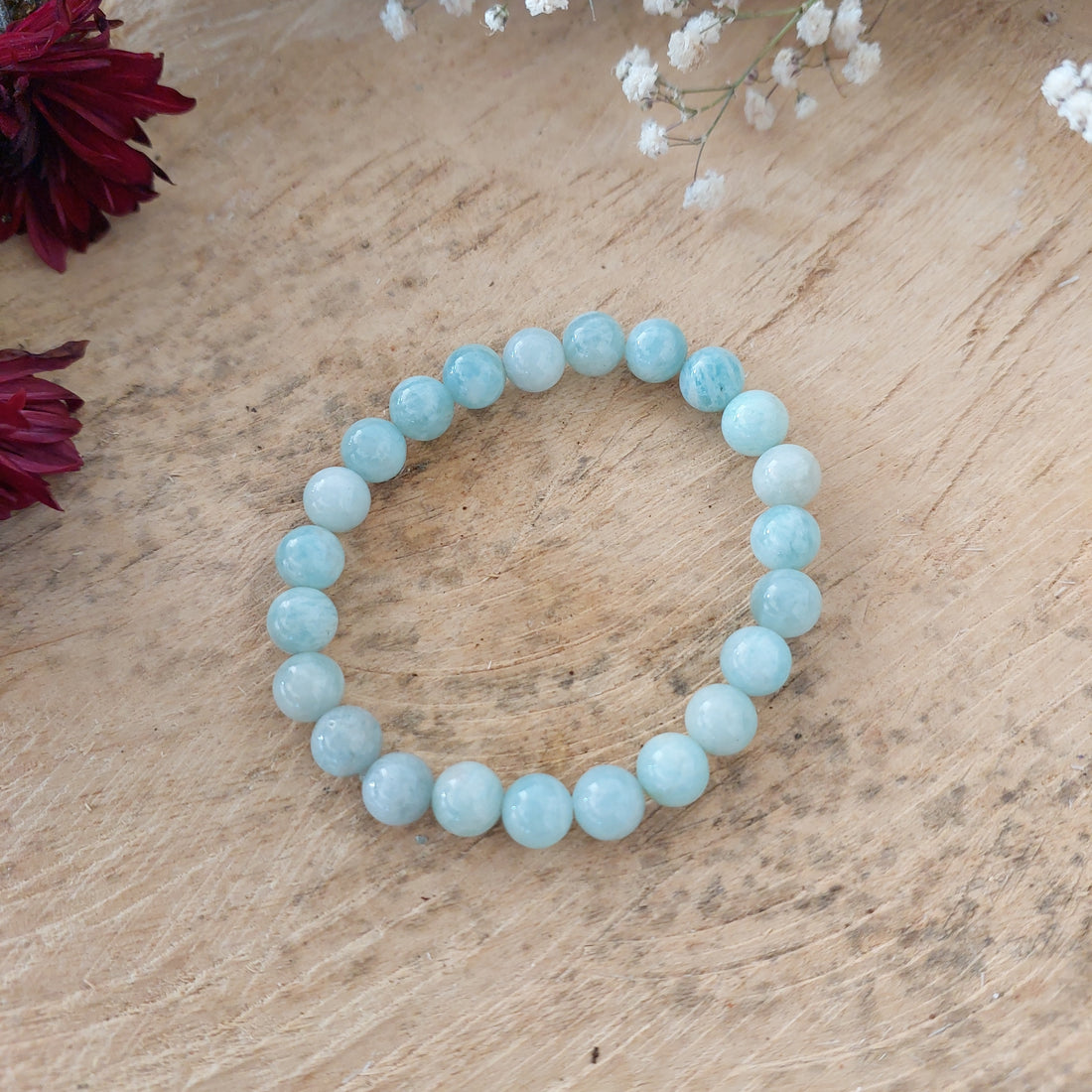 8mm Multicolor Amazonite Bracelet