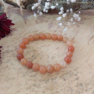 8mm Orange Aventurine Bracelet