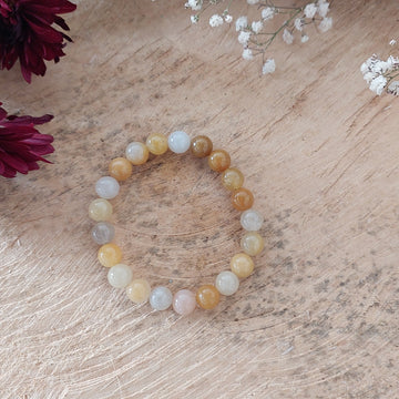8MM Honey Onyx Bracelet