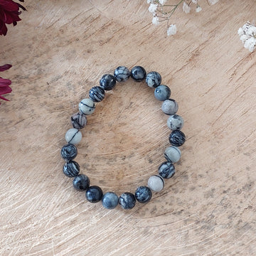 8MM Matrix Jasper Bracelet