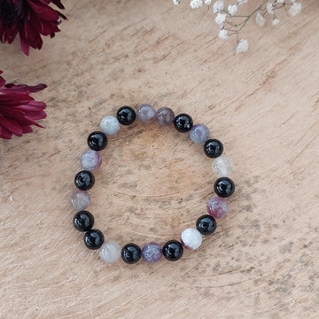 8MM Rainbow Tourmaline Bracelet