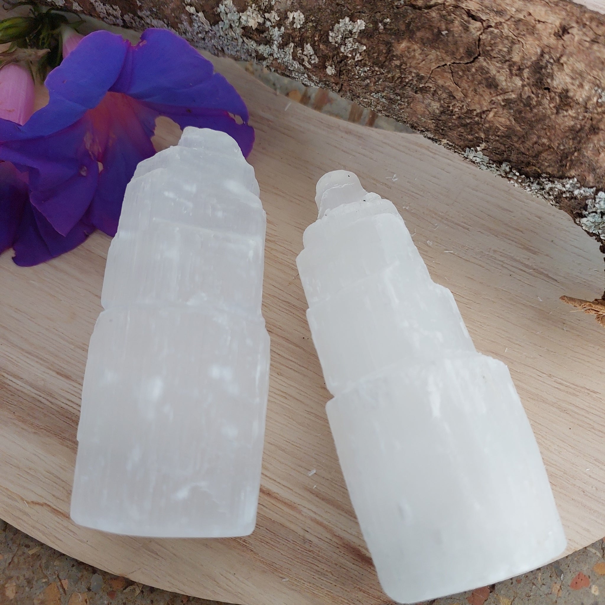 Selenite Tower (10cm)