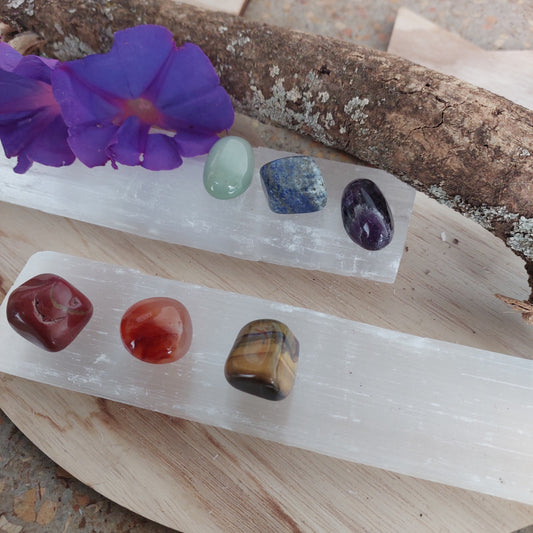 Selenite Rough Charging Bar (10cm)