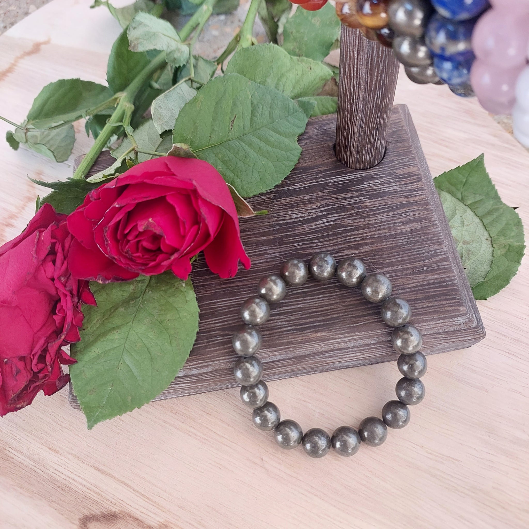 10MM Pyrite Bracelet