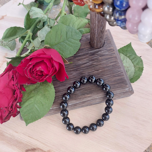10mm Black Obsidian Bracelet