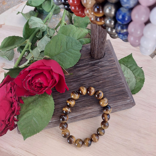 10mm Tiger Eye Bracelet