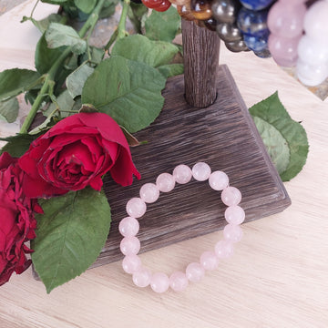 10mm Rose Quartz Bracelet