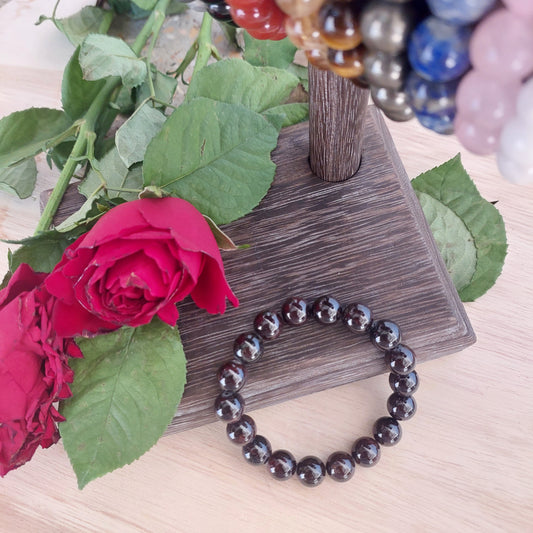 10MM Garnet Bracelet