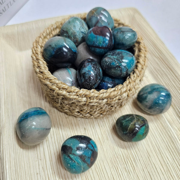 Chrysocolla TumbleStone (XL)