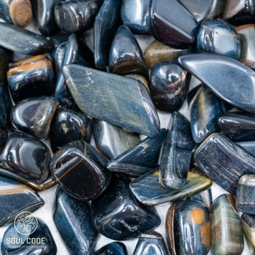 Blue Tiger Eye Tumblestone