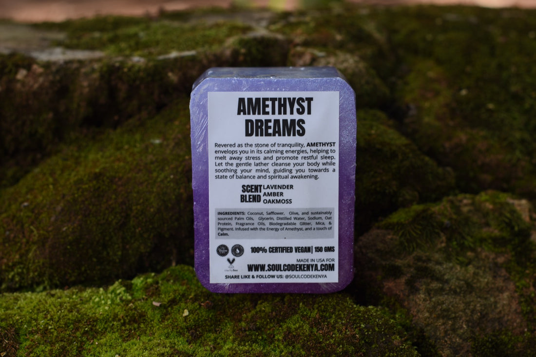 AMETHYST DREAMS - Crystal infused Soaps