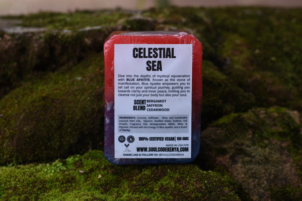 CELESTIAL SEA - Crystal Infused Soap