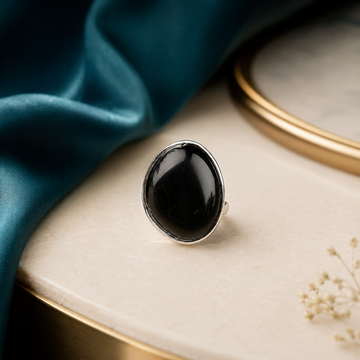 Black Obsidian Ring