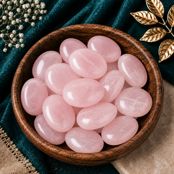 Rose Quartz Palm Stone (Small)