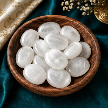 Selenite Palmstone