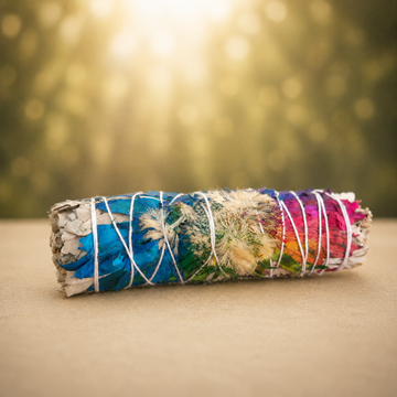 White Sage & Hummingbird Flower Smudge Stick