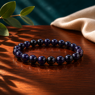 8mm Black Obsidian Bracelet