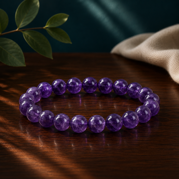 10mm Amethyst Bracelet