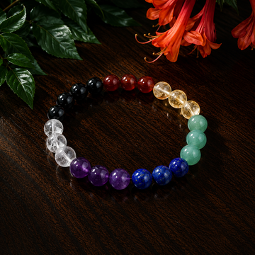 8mm 7 Charkra Bracelet