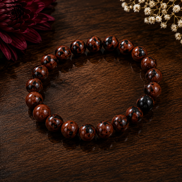 8mm Mahogany Obsidian Bracelet