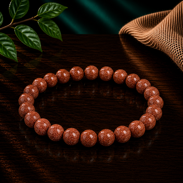8mm Goldstone Bracelet