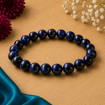 8MM Blue Tiger Eye Bracelet