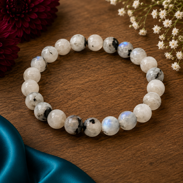 8MM Rainbow Moonstone Bracelet