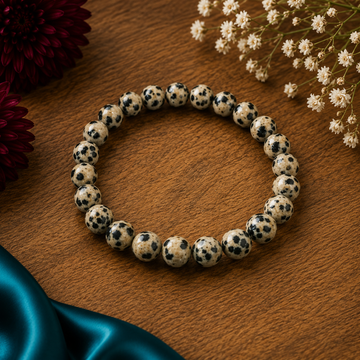 8MM Dalmation Jasper Bracelet