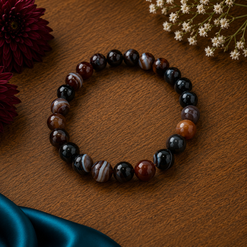 8mm Botswana Agate Bracelet