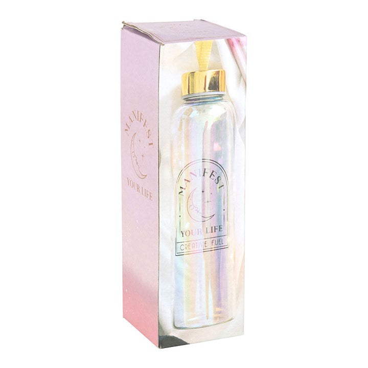 Manifest your Life Crystal Water Bottle