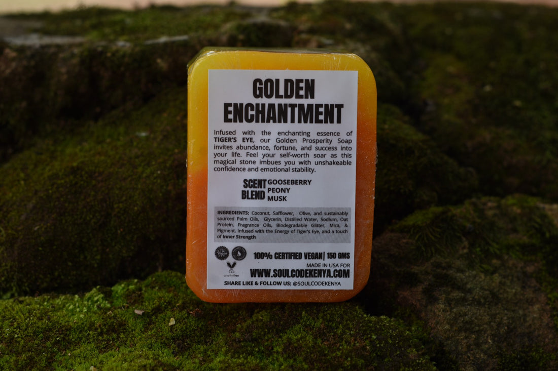 GOLDEN ENCHANTMENT - Crystal Infused Soap