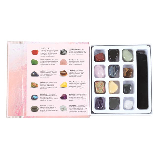 LITTLE BOOK OF CRYSTALS (INCLUDES 12 TUMBLESTONES)