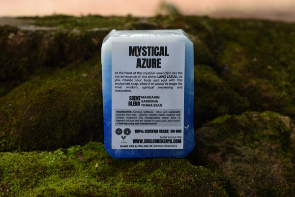 MYSTICAL AZURE -Crystal Infused Soap