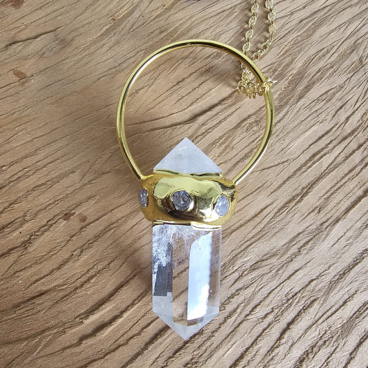 Clear Quartz Pendant 1