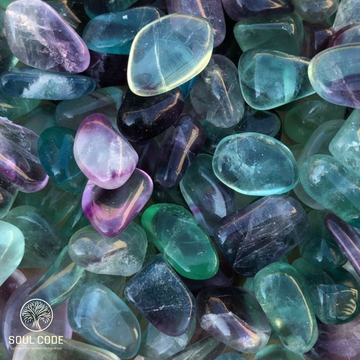 Rainbow Fluorite Tumblestone
