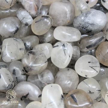 Tourmalinated Quartz Tumblestone
