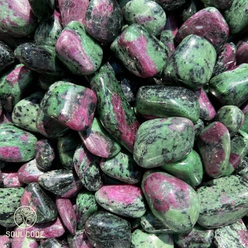 Ruby Zoisite Tumblestone