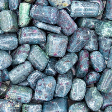 Ruby in Kyanite Tumblestone