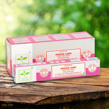 LIMITED EDITION - WHITE SAGE & ROSE SATYA INCENSE