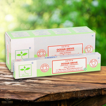 LIMITED EDITION - WHITE SAGE & LEMON GRASS SATYA INCENSE