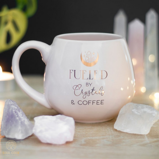 Fueled by Crystals Ceramic Mug