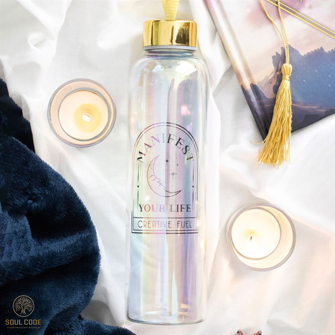 Manifest your Life Crystal Water Bottle