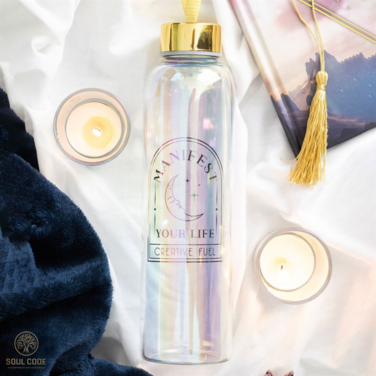 Manifest your Life Crystal Water Bottle