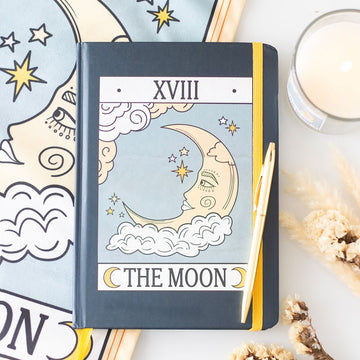 The Moon Tarot Journal with Pen