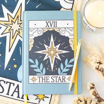 The Star Tarot Journal with Pen