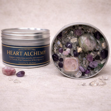 HEART ALCHEMY Crystal Infused Candle